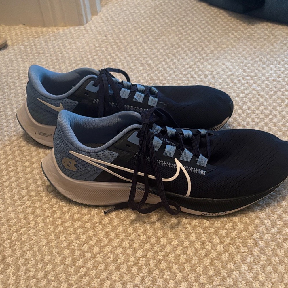 Men's Blue and Navy UNC Nike Athletic Shoes
